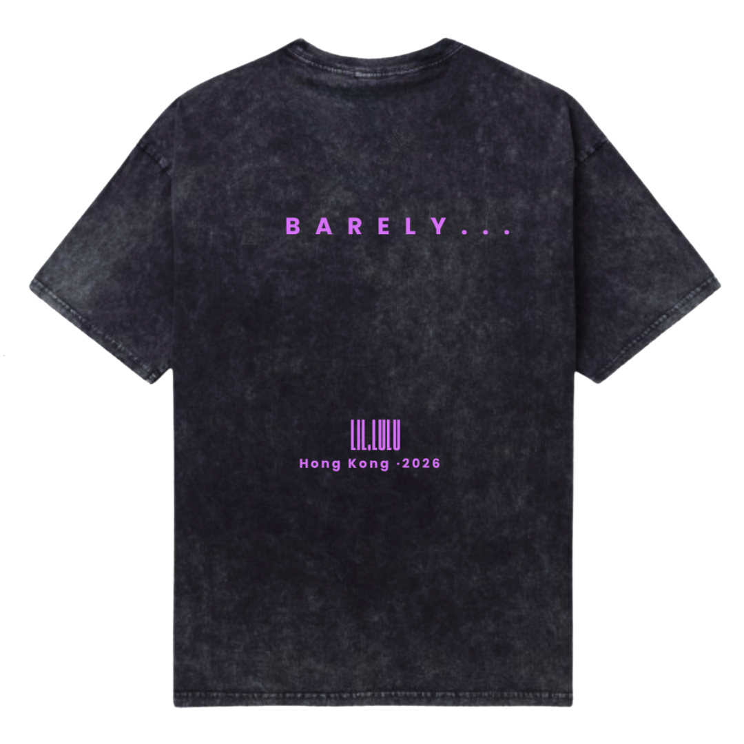 [Pre-Order預購] Black Washed Tee "I Survived my First Date"